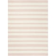 thumbnail image 2 of SAFAVIEH Kids Varied Striped Wool Area Rug, Pink/Ivory, 6' x 9', 2 of 6