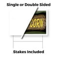 thumbnail image 3 of Sweet Corn Yard Sign 5 Pack of 12 Inch x 16 Inch Single Sided Weatherproof Heavy-Duty Plastic with Stake | Freshly Picked, Farmer’s Market, Seasonal Produce | Made in USA, 3 of 7
