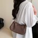 thumbnail image 5 of Bolsa vagabundo de moda para mujer, de axila versátil con cadena Simple para regalo (marrón) Sywqhk Para Estrenar, 5 of 9