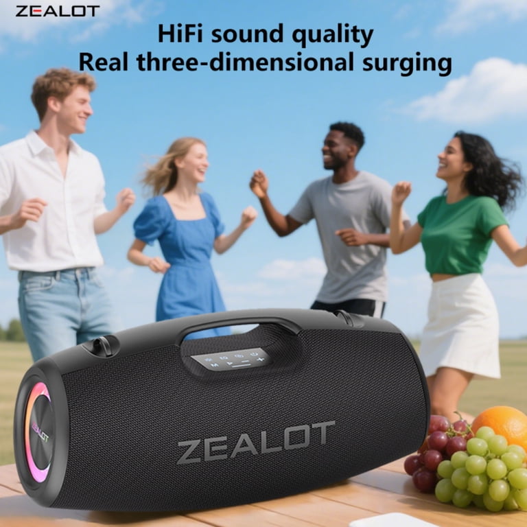 ZEALOT S78 Outdoor Waterproof Speaker, IPX6 Fear no rain, 20H Long