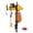 10 FT, variant on Heavy Duty Electric Chain Hoist 0.5 Ton 1100 lbs, 110V 1500W Copper Motor, 15ft Lift, G100 Double Chain, Aluminum Housing, 360° Hooks, Garage Warehouse Hoist Winch