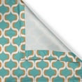 thumbnail image 4 of Ambesonne Geometric Window Valance, Seventies Retro Form, 54" X 18", Orange White Teal, 4 of 5