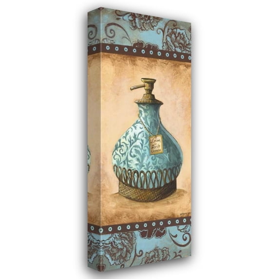 Gregory Gorham 18x44 Gallery Wrapped Canvas Wall Art Titled - Lotion Panel