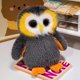 thumbnail image 4 of Búho de simulación divertido de 20 a 33 cm, peluche suave kawaii, regalo perfecto para cumpleaños y vacaciones para niños y niñas, 4 of 4