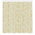 thumbnail image 2 of Ambesonne Vintage Shower Curtain, Classic Floral Swirls Print, 69"Wx70"L, Marigold, 2 of 4