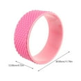 thumbnail image 2 of LEEYNEER Lot de 1 Roue de Yoga Ronde Rose pour les Maux de Dos et les Exercices d'Étirement, 2 of 7