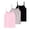 Pink, variant on Yeaiivve 3 Pack Cami Tank Tops for Kids Girls Spaghetti Strap Sleeveless Undershirts Cotton Blend Casual Camisole Pajama Tops Pink 7-8 Years
