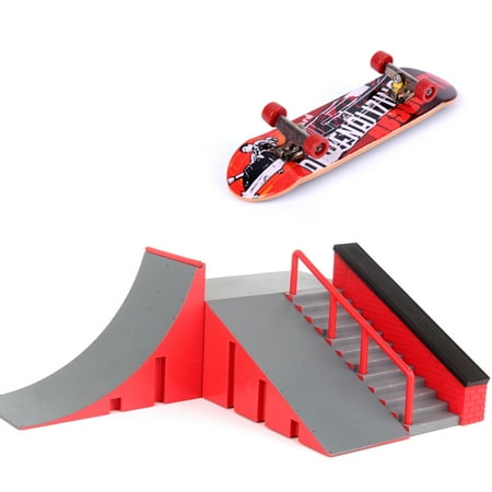 

SIEYIO Mini Skate Park Outdoor Portable Multifunctional Skateboard/Bike Set