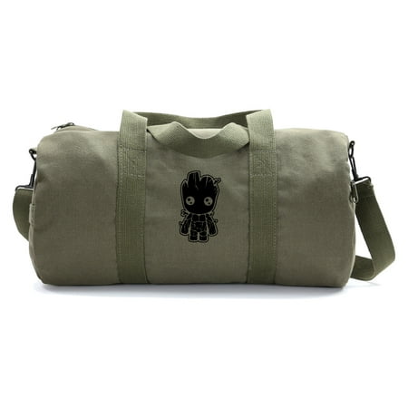 Baby Groot Guardians of the Galaxy Heavyweight Canvas Sport Travel Duffel (Best Duffel Bag For International Travel)
