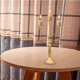 thumbnail image 5 of Candelabros cónicos de Metal, soporte para velas, candelabro romántico para mesa, boda, Halloween, restaurante, de mesa , 3 brazos, 5 of 7