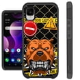 thumbnail image 1 of Compatible with TCL Ion Z Hybrid Fusion Guard Phone Case Cover (Mad Dog Caution), 1 of 1