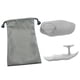 thumbnail image 3 of Arazos de levantamiento de pesas Grips de gimnasio Protección a mano flexible Guantes de entrenamiento resistente para el ejercicio para el entrenamiento de gimnasia Fitness Gris, 3 of 8