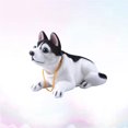 thumbnail image 4 of Adorable adorno de perro con cabeza movible para coche, escritorio, hogar, tienda (Husky), 4 of 6