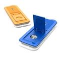 thumbnail image 4 of Chef Buddy Set of 2 Easy-Fill Ice Cube Trays with Lids, Multicolored, 4 of 10