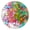 Stylish, variant on Tropical Peach Pattern Tablecloth Pink Juicy Fruit Print Cute Cartoon Style for Modern Aesthetic Dining