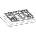 thumbnail image 4 of Parrilla a Gas Empotrable EB 6 Quemadores Acero EB-483A, 4 of 4