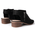 thumbnail image 4 of J. Adams Booties for Women - Comfortable Peep Toe Low Block Heel Tracy Bootie - Perforated Design with Zipper Closure, 4 of 7