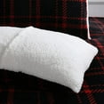 thumbnail image 3 of 3 Pieces Flannel Sherpa Reversible Comforter Set, 3 of 3