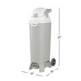 thumbnail image 2 of Foundations Premium Hands-Free Tall Diaper Pail with Wheels, 2 of 8