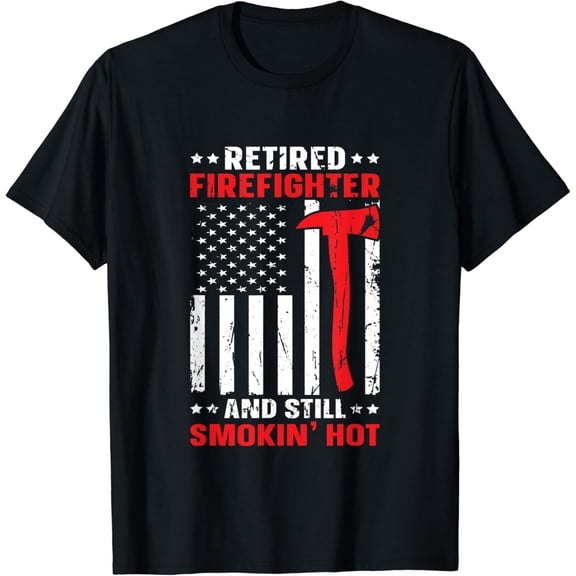 Retirement Fireman & Fire | Firefighter Retired 2022 T-Shirt mens t shirt,black,women,funny,misfits,men,journey