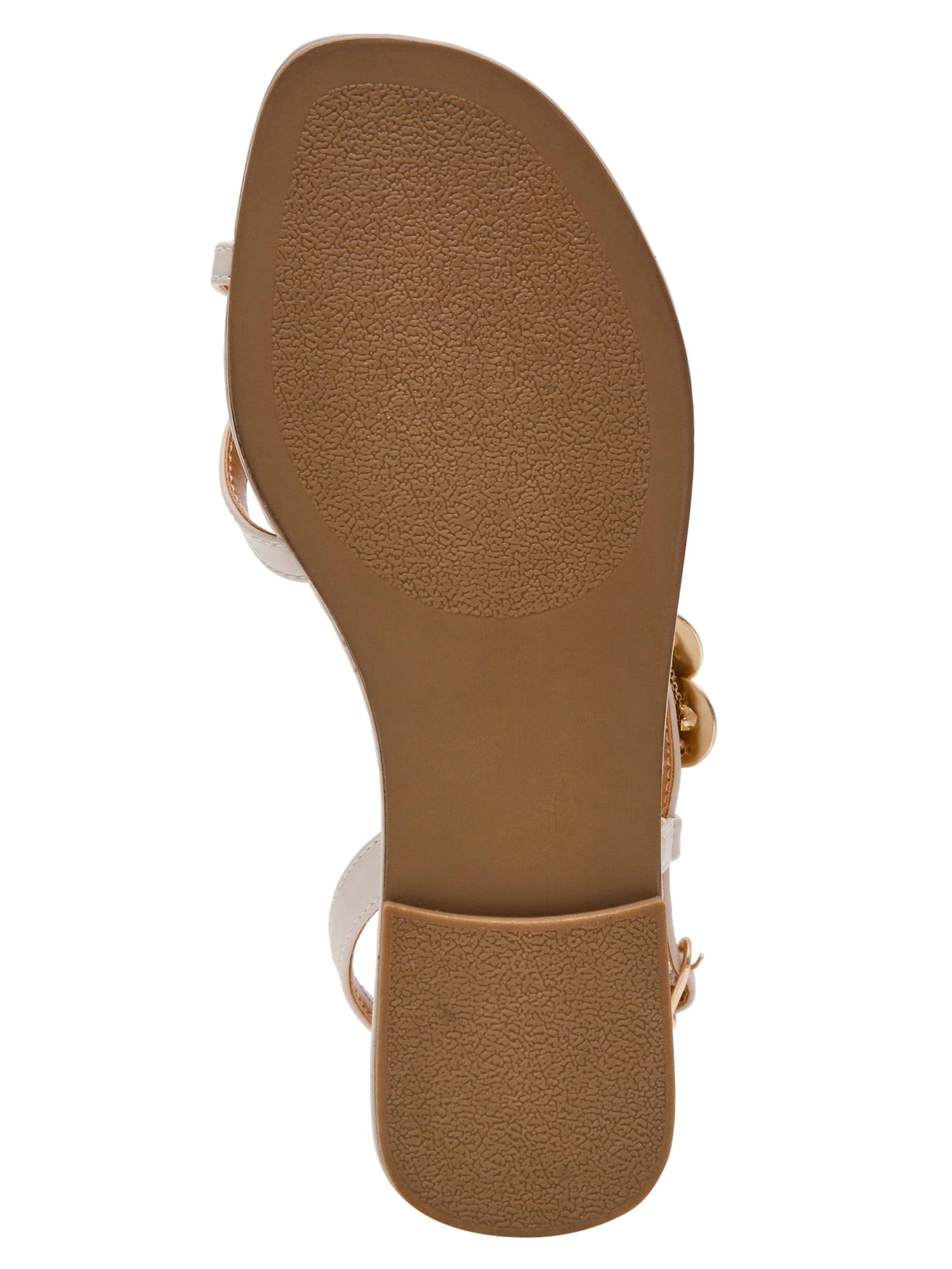 DV Dolce Vita Women's Jetsey Adjustable Strappy Sandal with Gold Detail