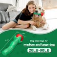 thumbnail image 2 of Juguete masticable para perros Ucho Rosa 6.7 pulgadas, 2 of 6