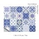 thumbnail image 2 of 20 piezas adhesivo impermeable mosaico pared azulejo pegatinas baño cocina hogar decoraciones, 2 of 9