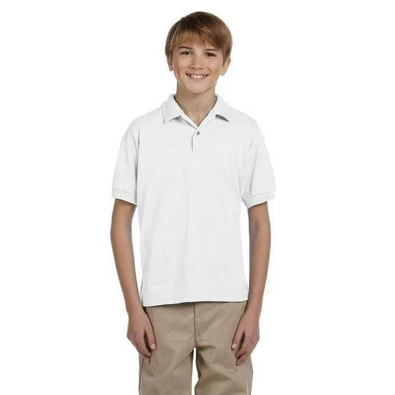 Gildan G880B Youth 50/50 Jersey Polo