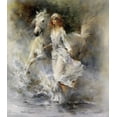 thumbnail image 2 of Haenraets, Willem 20x22 White Modern Wood Framed Museum Art Print Titled - Cool breeze, 2 of 4