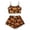 AB419 Orange, variant on Womens Halloween Pajamas Set Ghost Print Sleeveless Crew Neck Cami Tops And Shorts Sleepwear Pjs Sets Stylish 2 Pieces Indoor Wear S-Xl