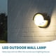 thumbnail image 5 of Aplique de pared LED para exteriores con sensor de movimiento CA 85-265 V, 6 W, 12 W, iluminación exterior, decoración de jardín, foco de luz LED para exteriores, 5 of 5