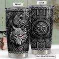 thumbnail image 2 of Viking Cup Tumbler 20oz Viking Gifts for Men Vikings Stainless Steel Insulated Tumblers Coffee Travel Drinking Mug Gift for Birthday Christmas, 2 of 7