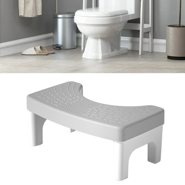 Toilet Stool Poop Stool for Squatting Posture Bathroom Portable Potty Stool Anti Slip for Kids Adult