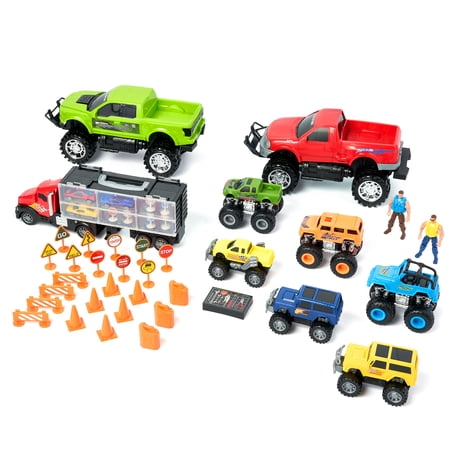 Kid Connection Jumbo Vehicles Play Set with Action Figures  44 Pieces