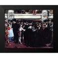 thumbnail image 2 of Manet, Edouard 18x15 Black Modern Framed Museum Art Print Titled - Masked Ball at Opera, 2 of 5