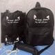 thumbnail image 4 of Juego De Mochila De Lona Kawaii De 4 Piezas, Mochila Escolar De Estilo Preppy Con Bolso De Mano, Bandolera Y Estuche Para Lápices, 4 of 4