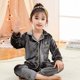 thumbnail image 1 of Conjunto de Pijamas de terciopelo Coral para niños y niñas, ropa de dormir de manga larga de franela cálida para invierno, navidad, Año Nuevo, 1 of 2