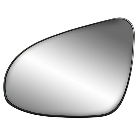 1217 Glasses - 88281 - Fit System Driver Side Non-heated Mirror Glass w/ backing plate, Toyota Camry 12-17, Corolla, Yaris 14-18, 4 5/ 8