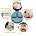 thumbnail image 4 of Suction Plates for Babies & Toddlers | 100% Silicone | Plates Stay Put with Suct, 4 of 5