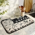 thumbnail image 3 of Coffee Mat, Coffee Vintage Chef Kitchen Pattern Coffee Bar Mat for Coffee Station Accessories and Organizer, Absorbent Dish Drying for Kitchen Counter, Coffee Bar Decor Coffee Machine Mat 19.5x12in, 3 of 7