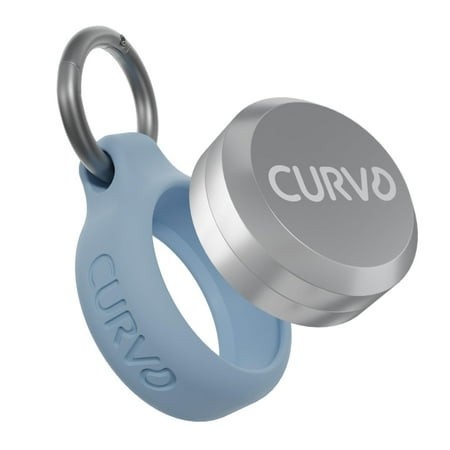 CURVD Premium Carrying Case, One-Size - Waterproof Keychain Holder for Earplugs, Pills, Coins (Light Blue)