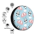 thumbnail image 5 of Balery Cute Panda Flying In The Skytire Cover Waterproof Dust-Proof, Universal Spare Wheel Tire Cover For Trailer, Rv, Suv Truck And Vehicle Camper Accessories-16 Inch, 5 of 9
