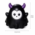 thumbnail image 3 of Black Halloween Demon Squishy Toy, Slow Rising Tpr Sensory Decompression Squeeze Toy, Spooky Character Novelty Gift For Parties, Home, Desk And Holiday Events, 3 of 7