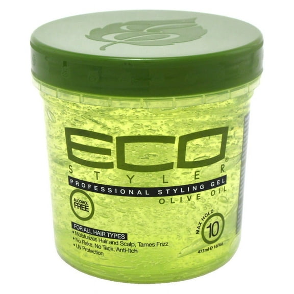 Eco Styler Styling Gel 16oz Green Olive Oil (Pack of 3)