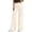 Beige, variant on PRETTYGARDEN Women's Wide Leg Palazzo Pants Dressy Casual Elastic High Waisted Trousers Office Business Work Slacks