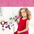 thumbnail image 2 of NimJoy Toy Hair Stylist Play Set W/Bag & 21 Pink Hairstyling Accessory Preshool Toy for Girls 3-6 Years, Pretend Play Kids Beauty Set to Toddler Play Makeup Learning, 2 of 9