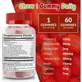 thumbnail image 3 of Vitamin B Complex with Vitamin C Gummies 2 Pack | Great Tasting Natural Strawberry Flavor Daily Energy and Nerve System Supplement, 3 of 7