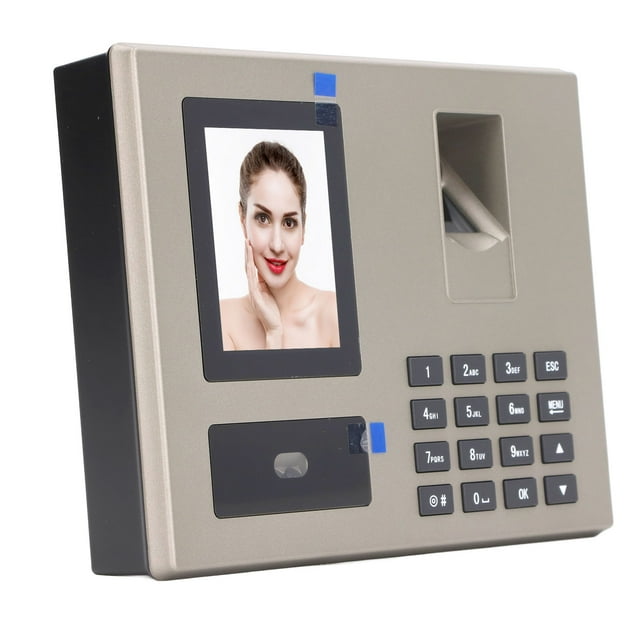 Heures de Présence des Employés Machine Empreinte Digitale pour les Employés Petite Entreprise avec Reconnaissance Faciale Doigt Scan Mot de Passe Calcul Automatique Heures de Travail