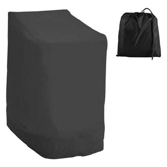 Sleek Outdoor Furniture Cover, Stackable Chair Cover Waterproof Outdoor, High Back Chair Cover with Anti-Uv for Year-Round Protection