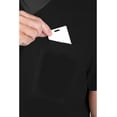 thumbnail image 2 of Med Couture Men's Scrub Top Cadence 2-Way Stretch Technology with Ultra Soft Fabric & One Chest Pocket - MC7478, L, Black, 2 of 5